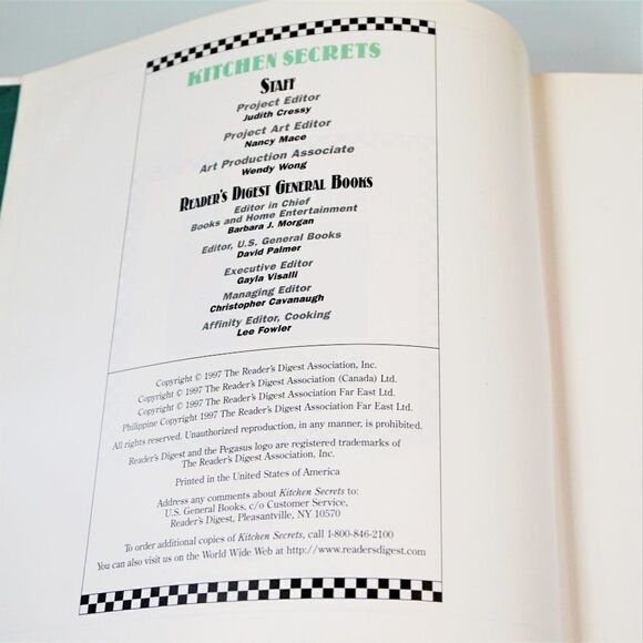 Kitchen Secrets Cook Book A Culinary Survival Guide Tips Techniques & Recipes - Picture 4 of 10